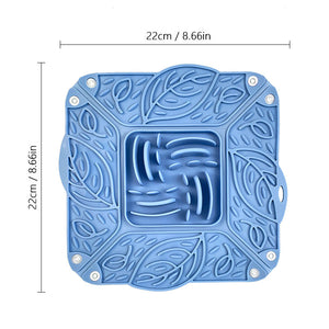 Elevate Your Pet's Dining Experience with Our Silicone Foldable Slow Feeding Mat Bowl