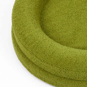 Discover Comfort and Style with Our Solid Color Round Pet Bed